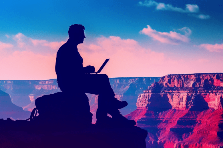 リモートワークの画像